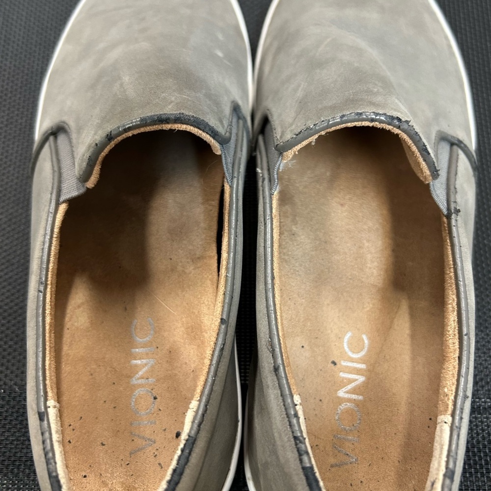 Vionic Gray Slip-On Women's Sneakers - Picture 4 of 10